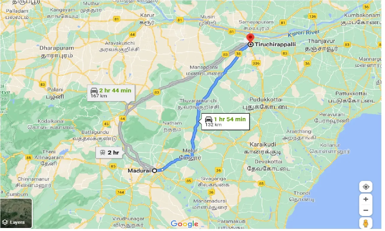 madurai-to-tiruchirapalli-one-way