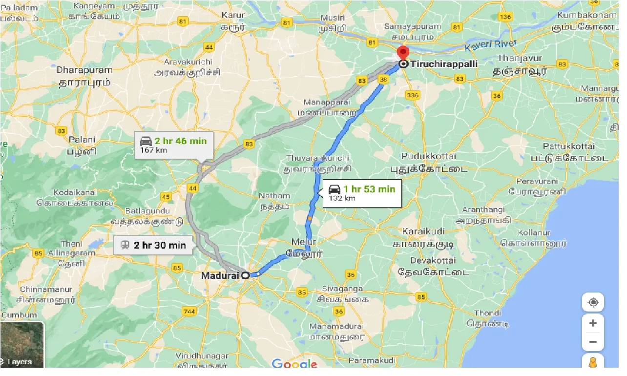 madurai-to-tiruchirappalli-taxi