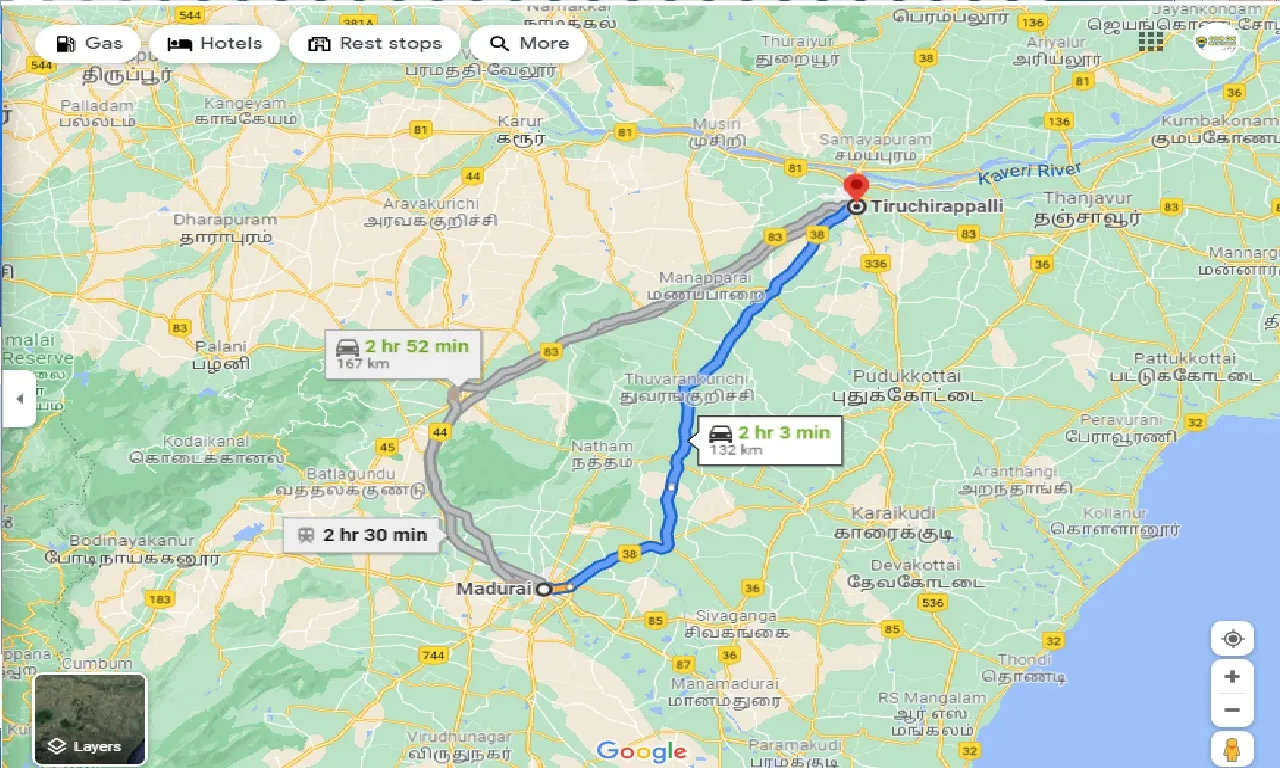 madurai-to-trichy-round-trip