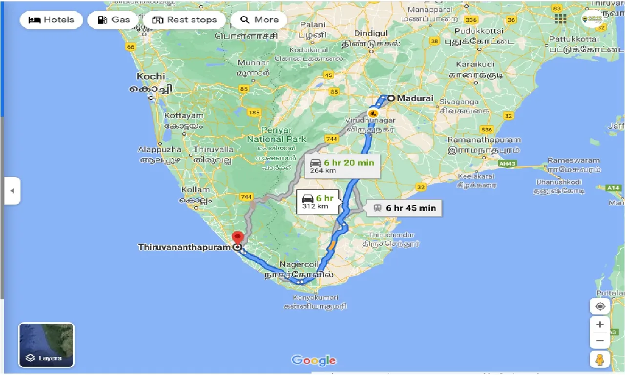 madurai-to-trivandrum-outstation