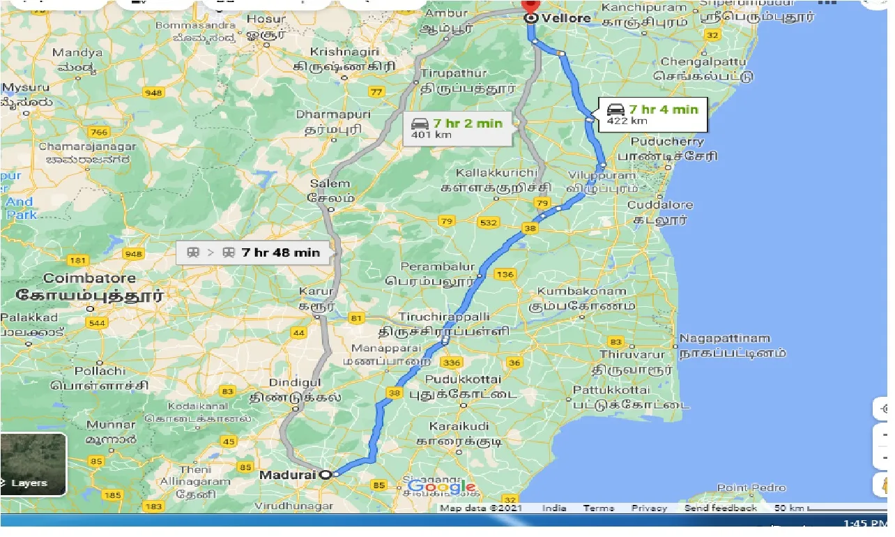 madurai-to-vellore-one-way