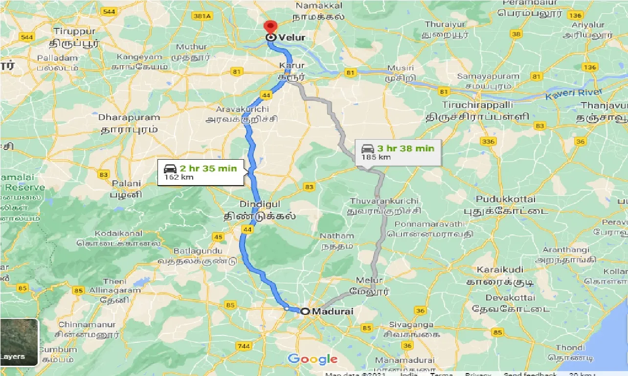 madurai-to-velur-one-way