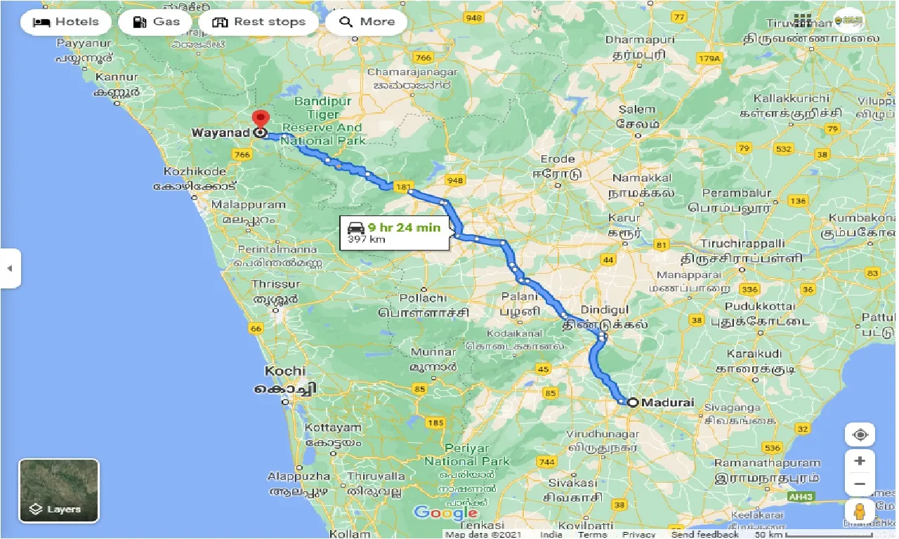 madurai-to-wayanad-round-trip