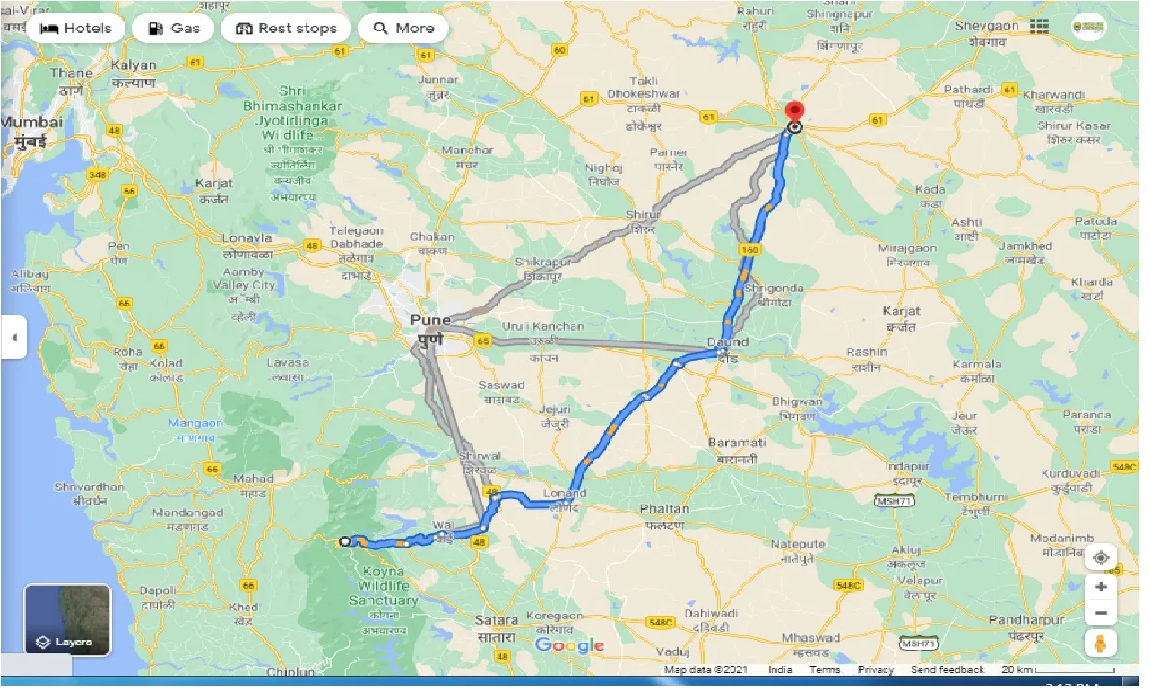 mahabaleshwar-to-ahmednagar-one-way