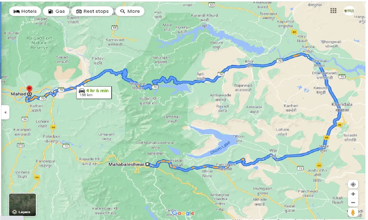 mahabaleshwar-to-mahad-one-way