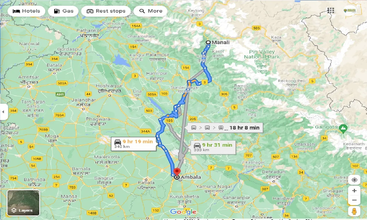 manali-to-ambala-taxi