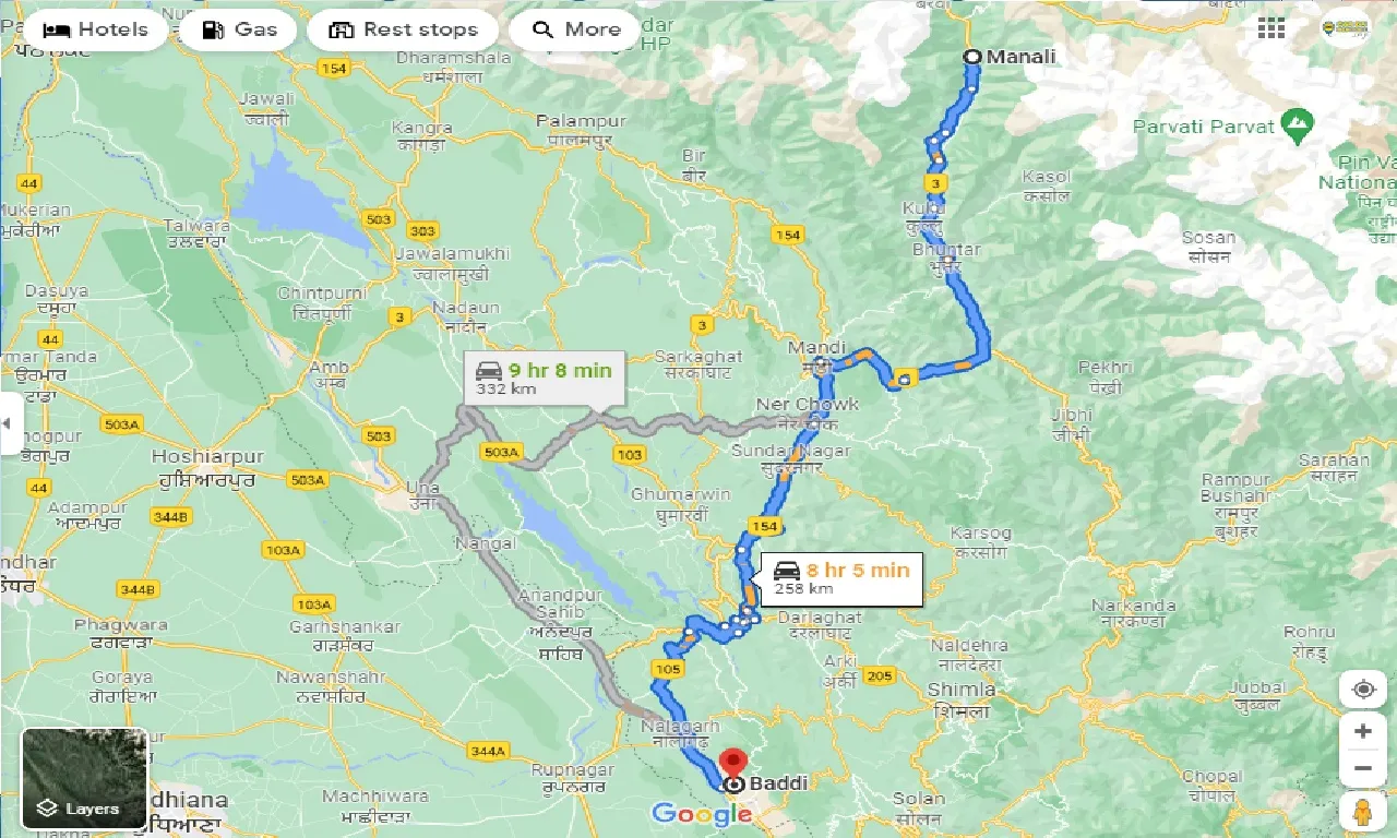 manali-to-baddi-taxi