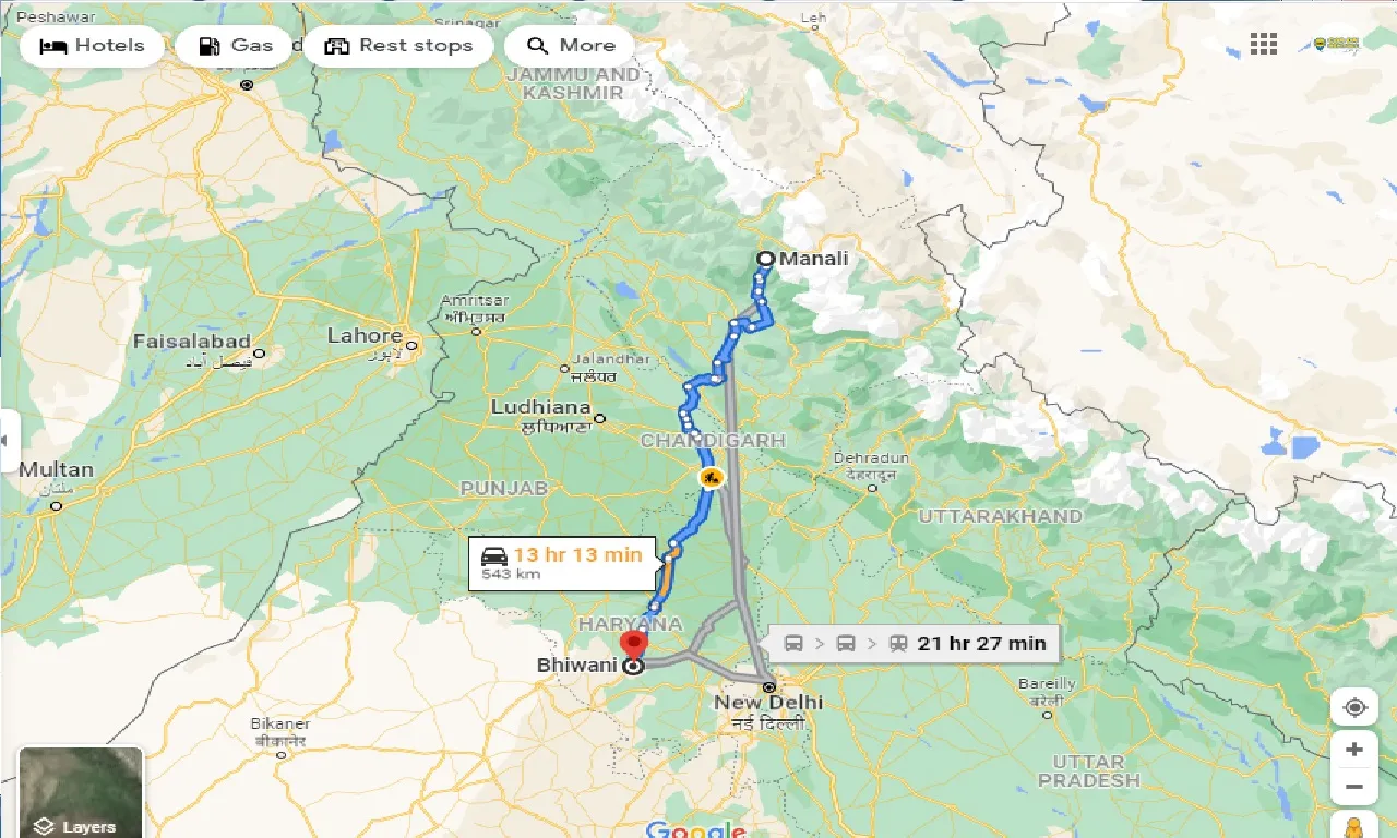 manali-to-bhiwani-one-way