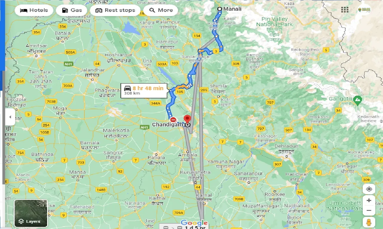 manali-to-chandigarh-round-trip