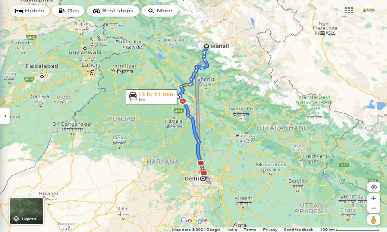 manali-to-delhi-round-trip