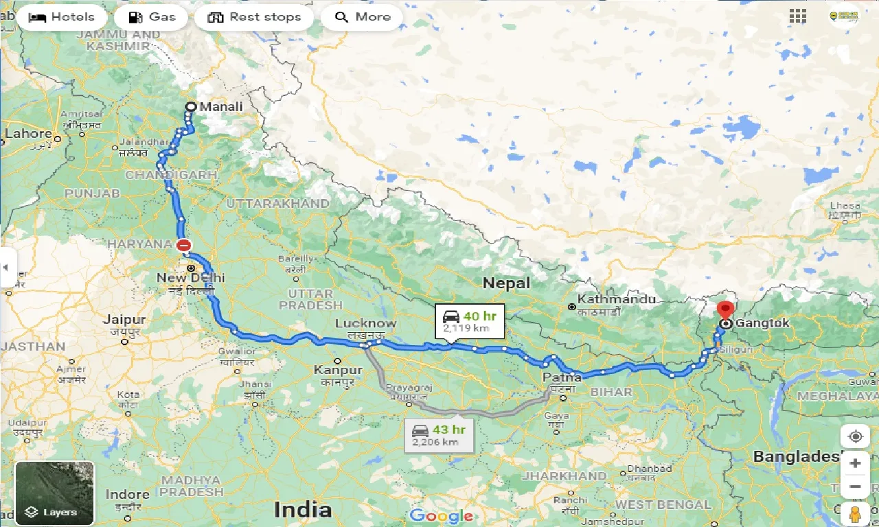 manali-to-gangtok-one-way