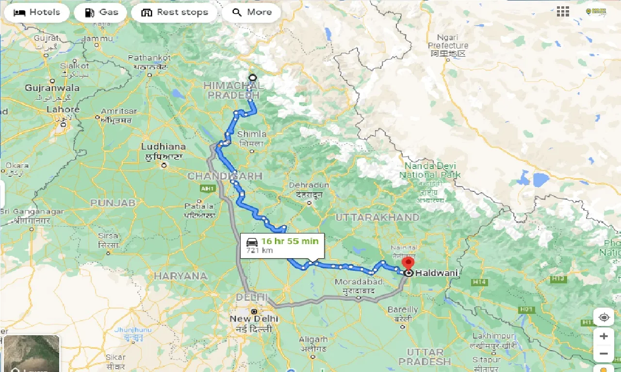 manali-to-haldwani-one-way