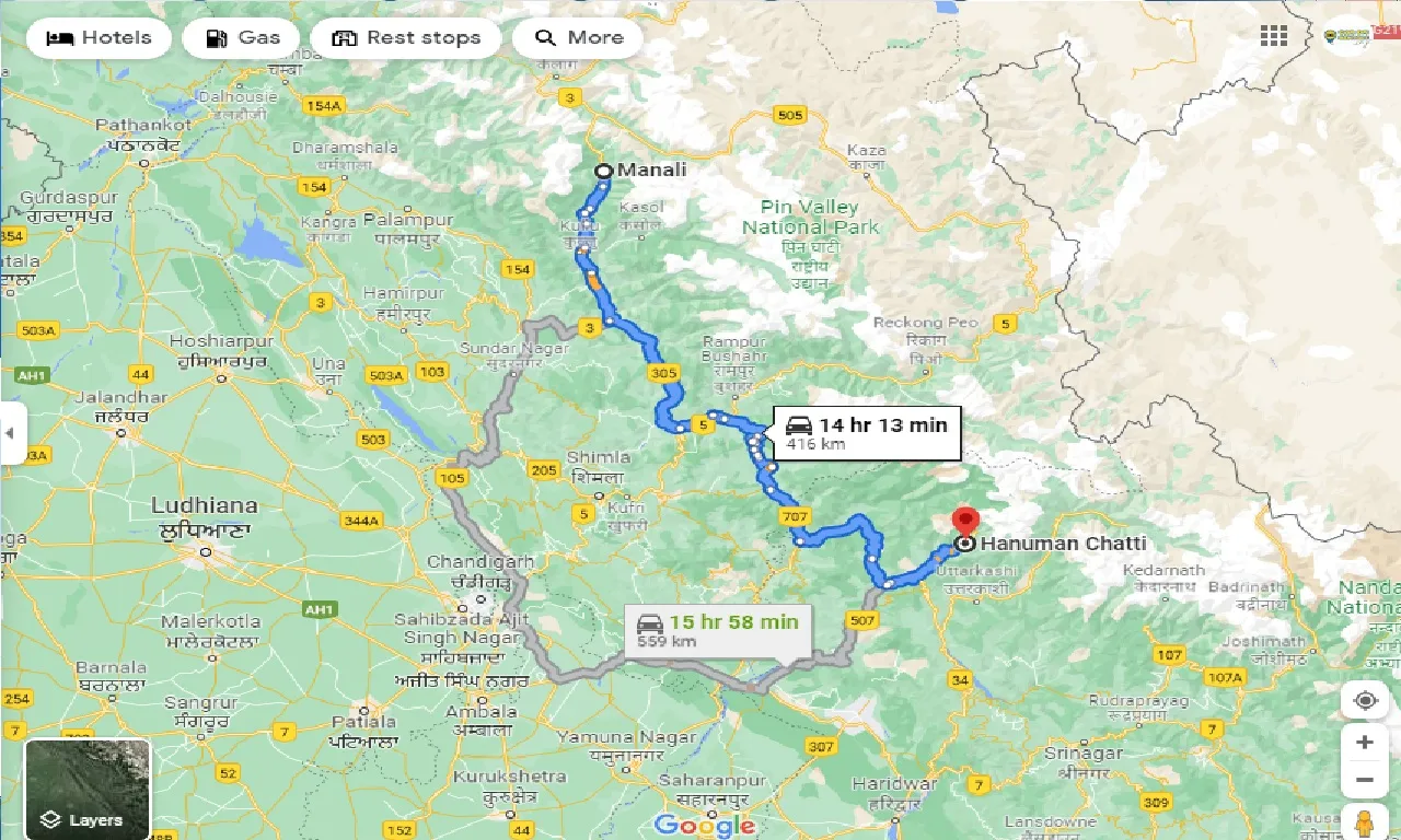 manali-to-hanuman-chatti-one-way