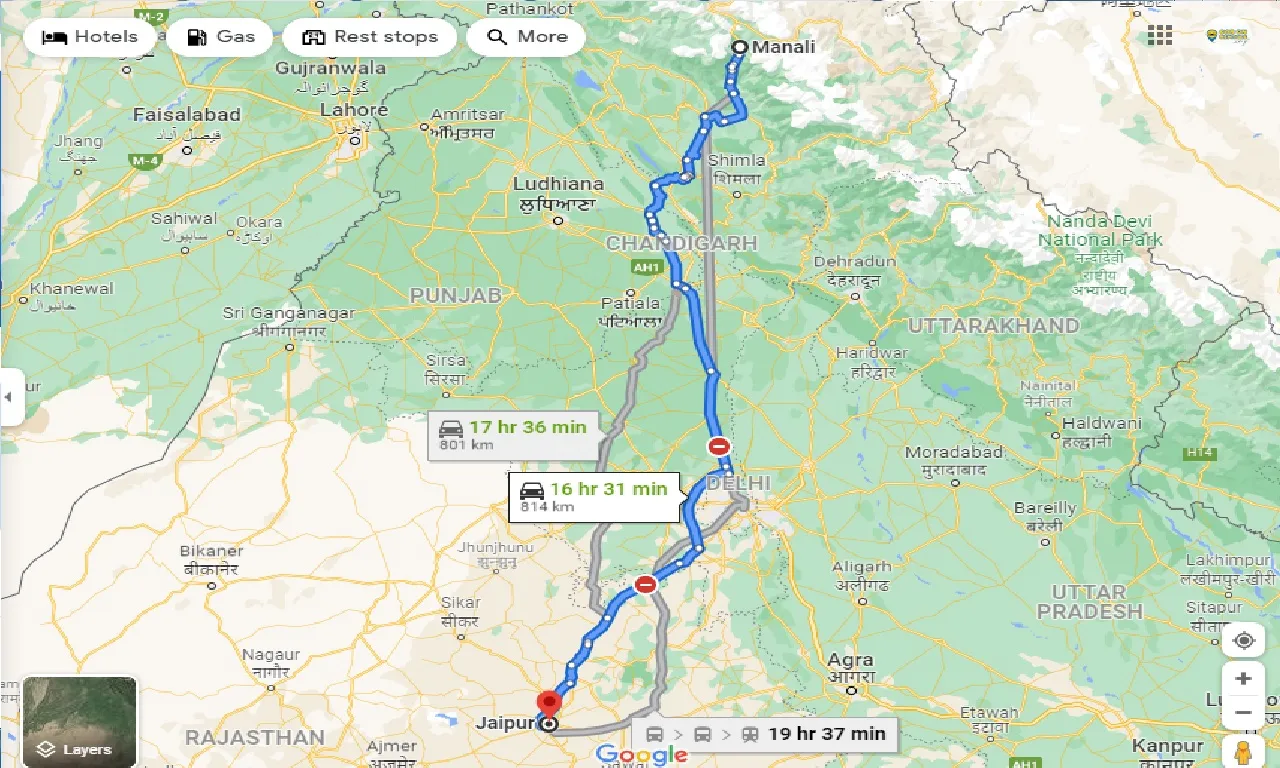 manali-to-jaipur-one-way