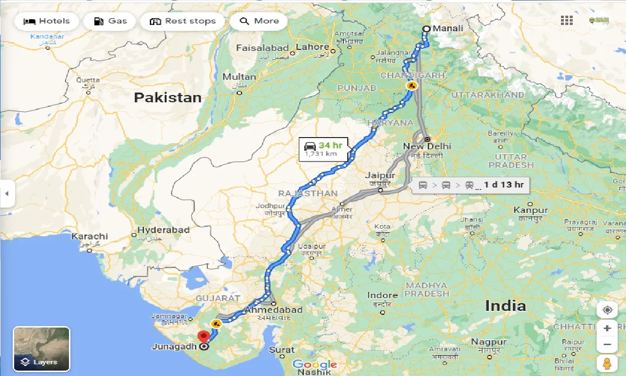 manali-to-junagadh-one-way