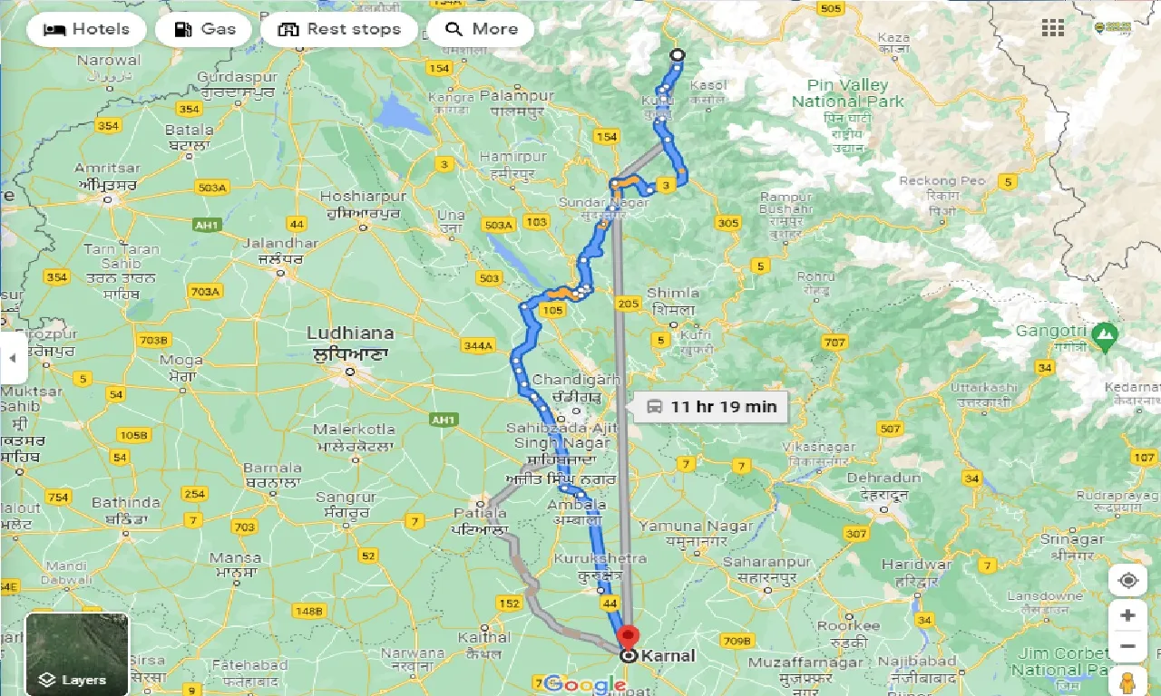 manali-to-karnal-taxi