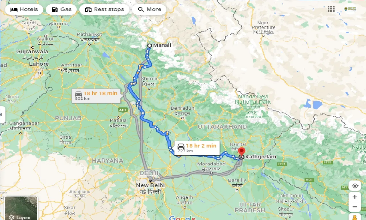 manali-to-kathgodam-taxi