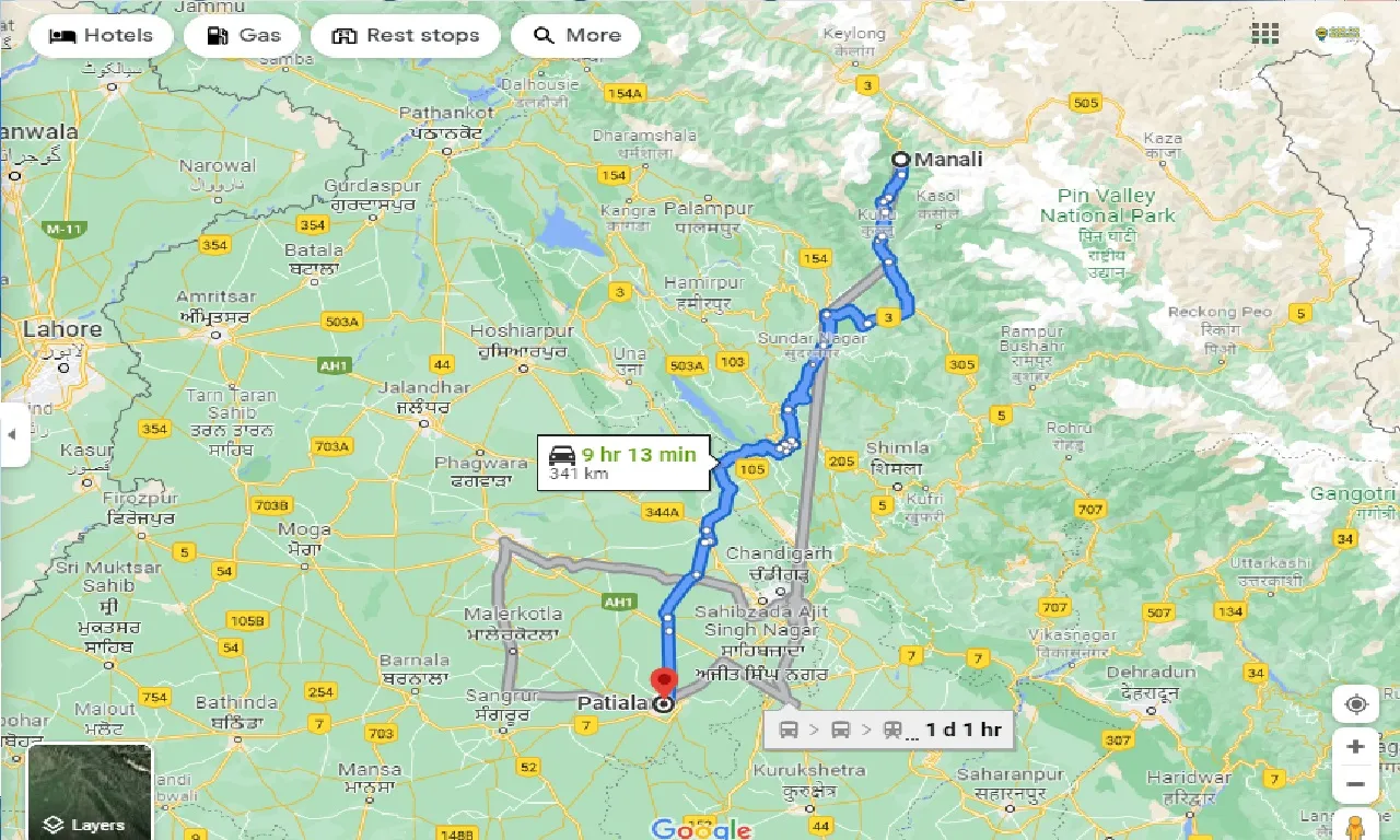 manali-to-patiala-one-way