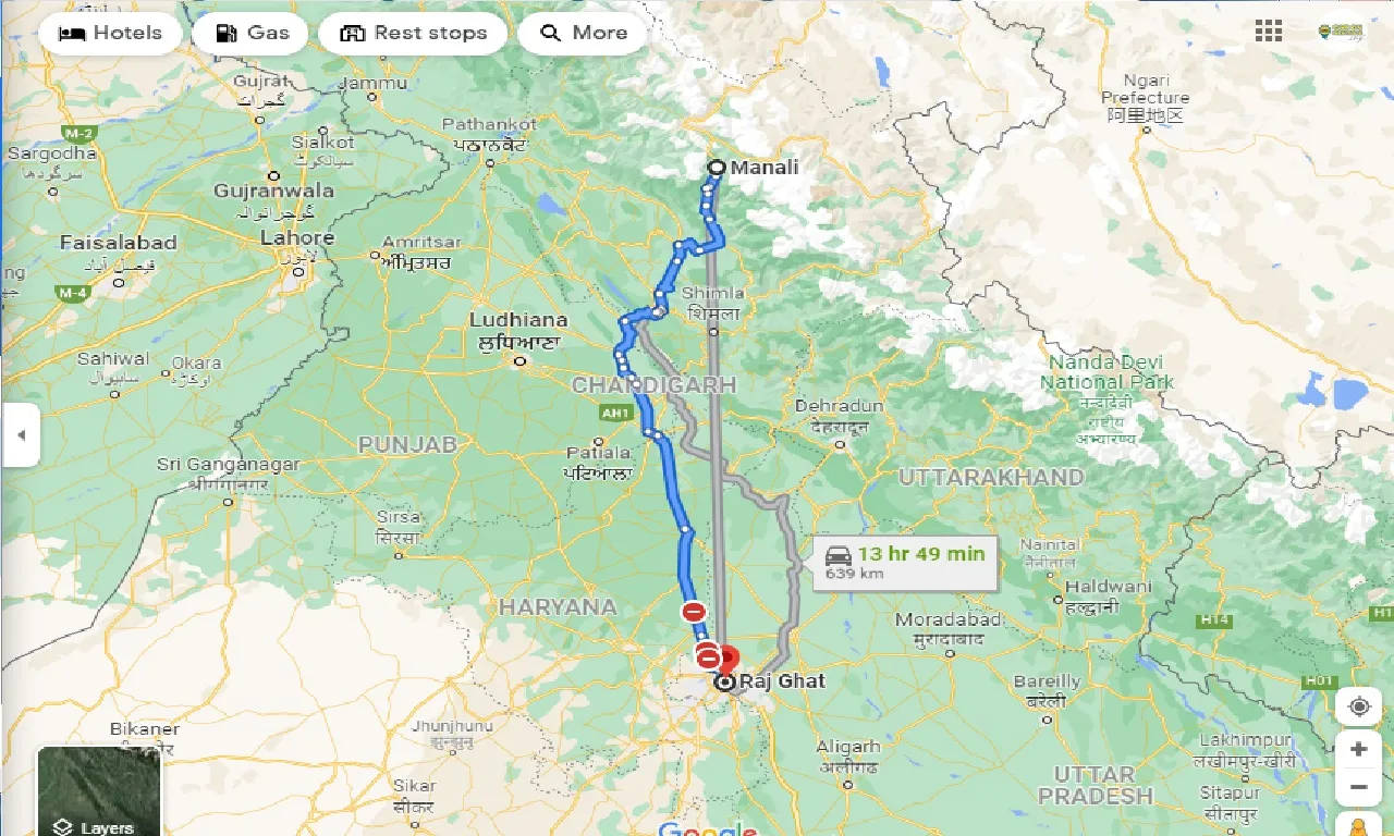manali-to-rajghat-one-way