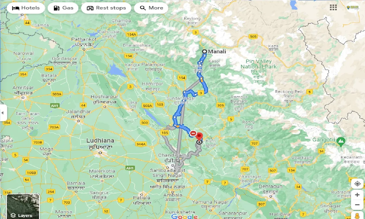 manali-to-shoghi-one-way