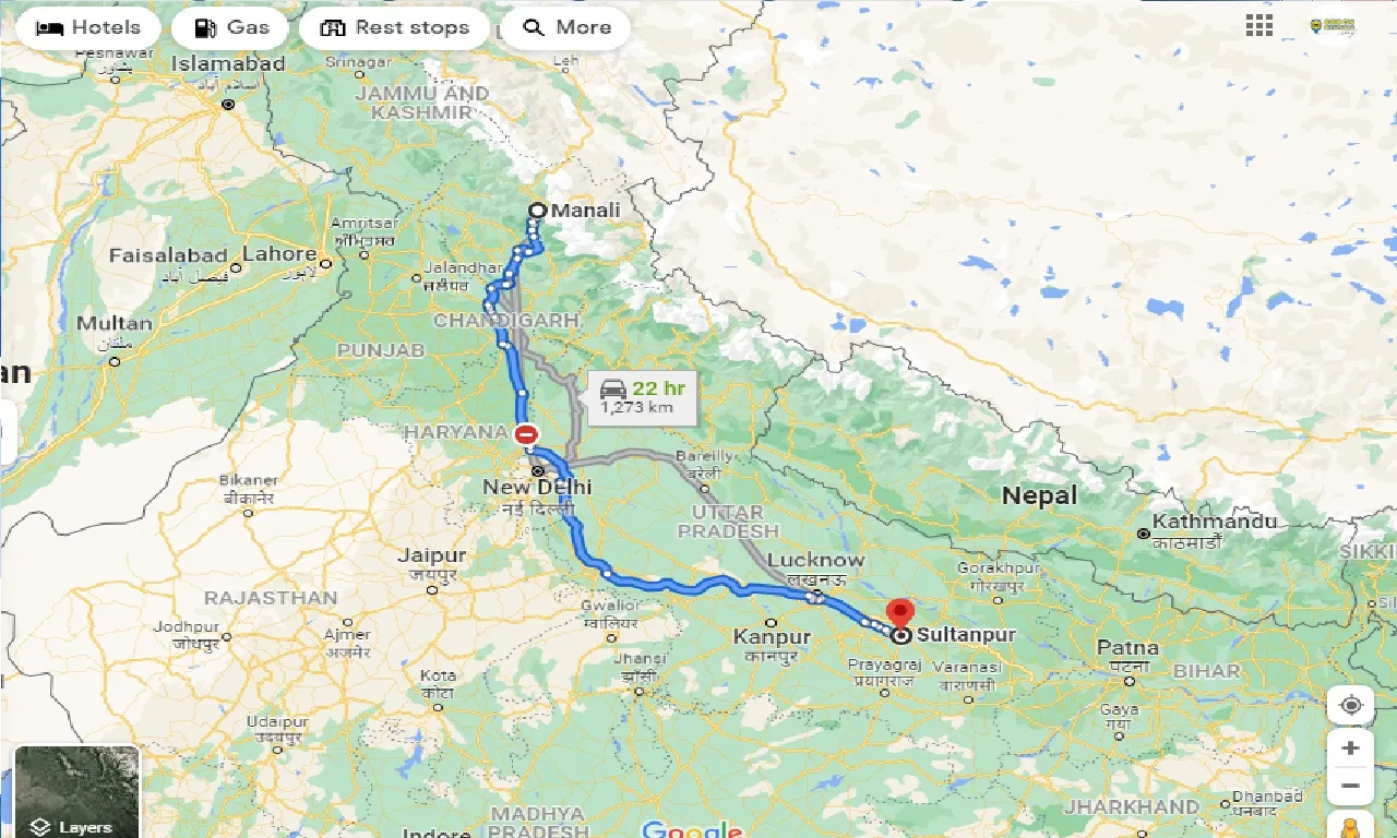 manali-to-sultanpur-taxi