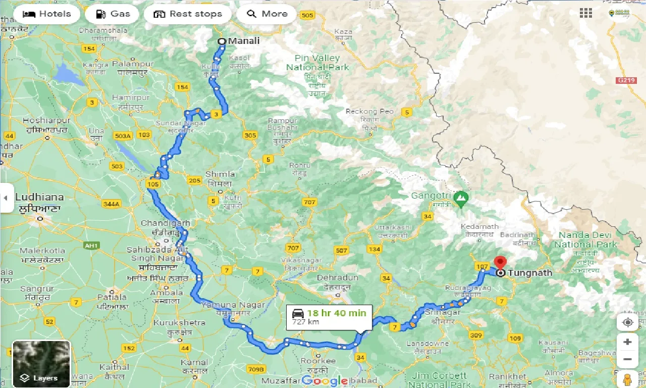 manali-to-tungnath-taxi