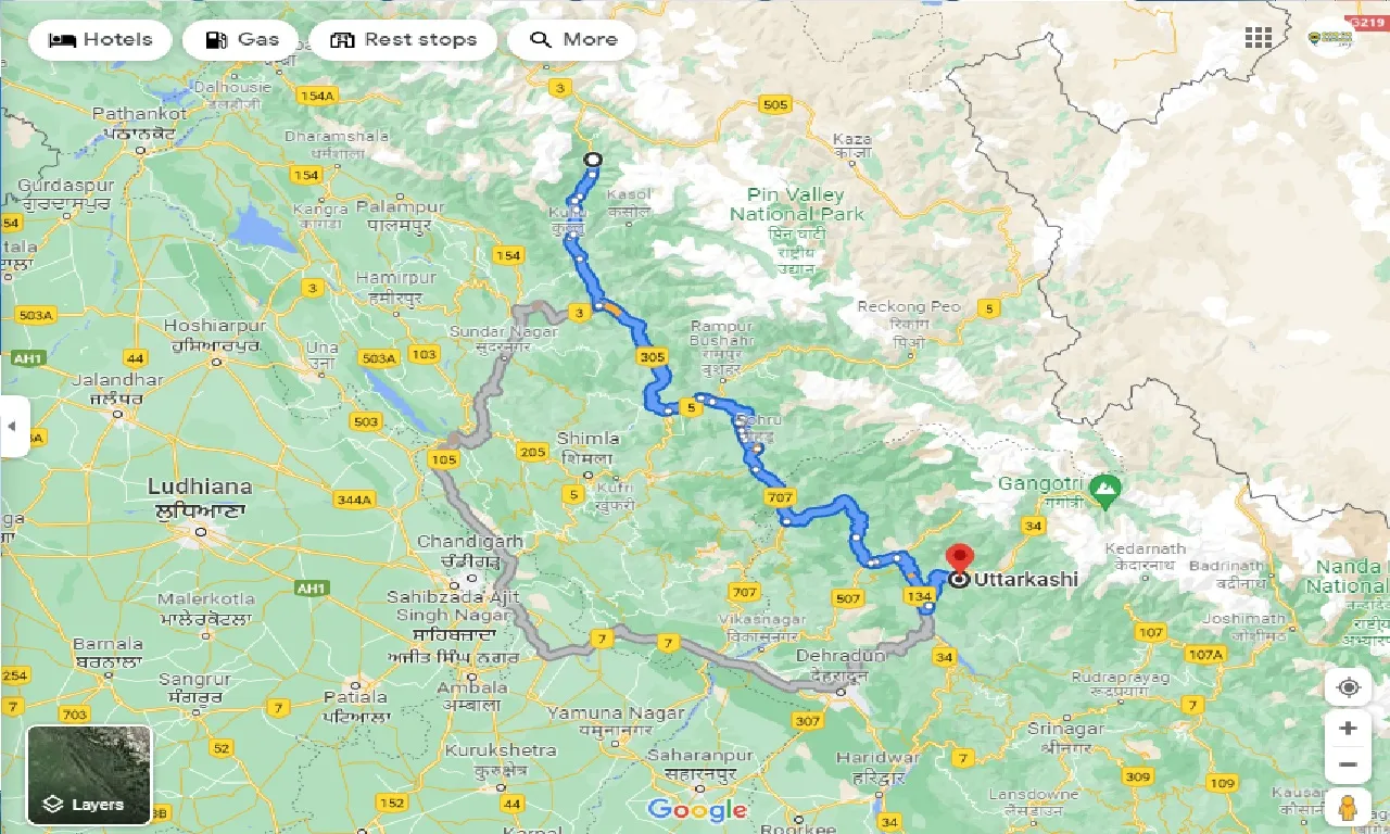 manali-to-uttarkashi-taxi
