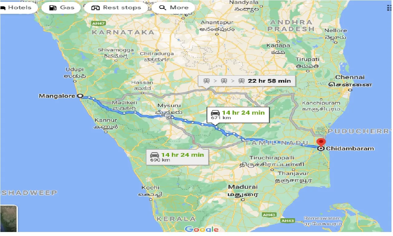 mangalore-to-chidambaram-taxi