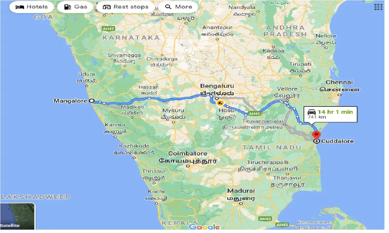 mangalore-to-cuddalore-one-way