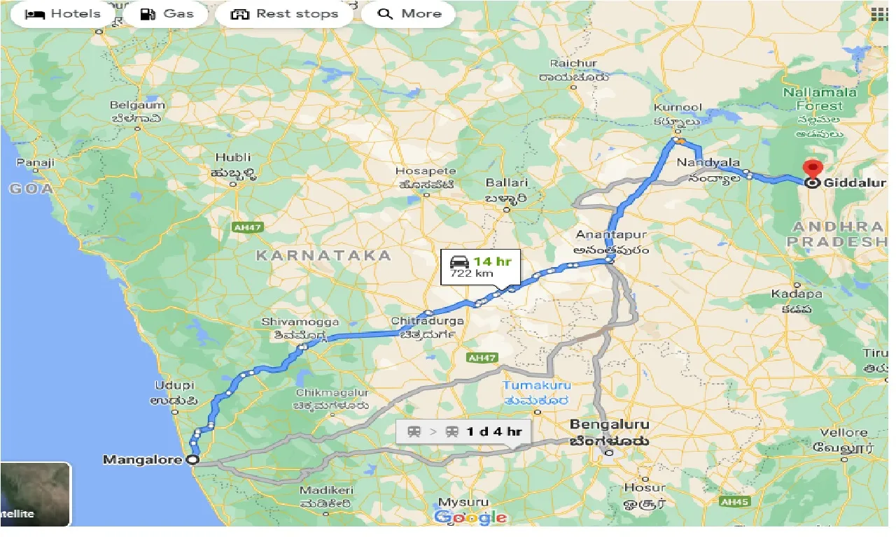 mangalore-to-giddalur-one-way