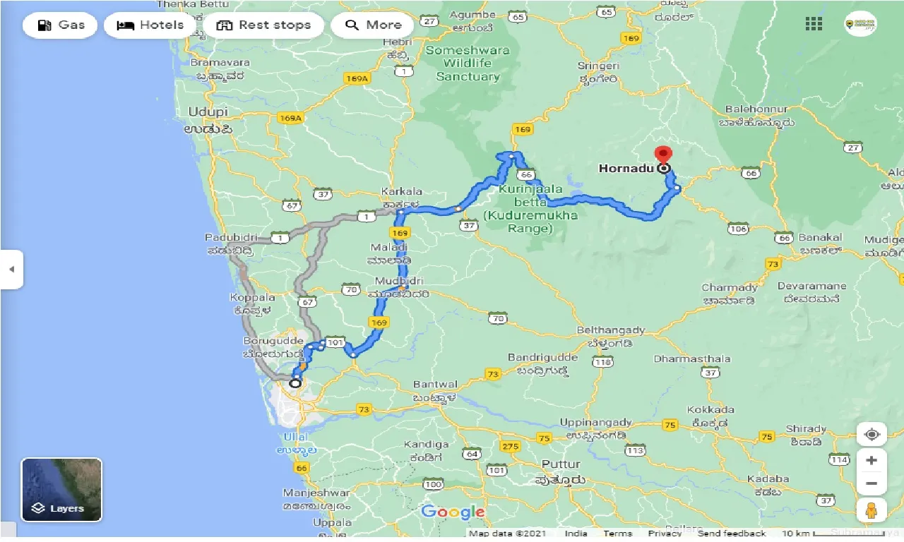 mangalore-to-horanadu-outstation