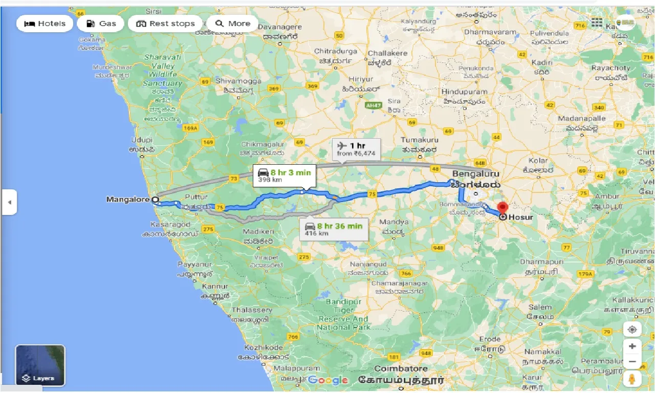 mangalore-to-hosur-one-way