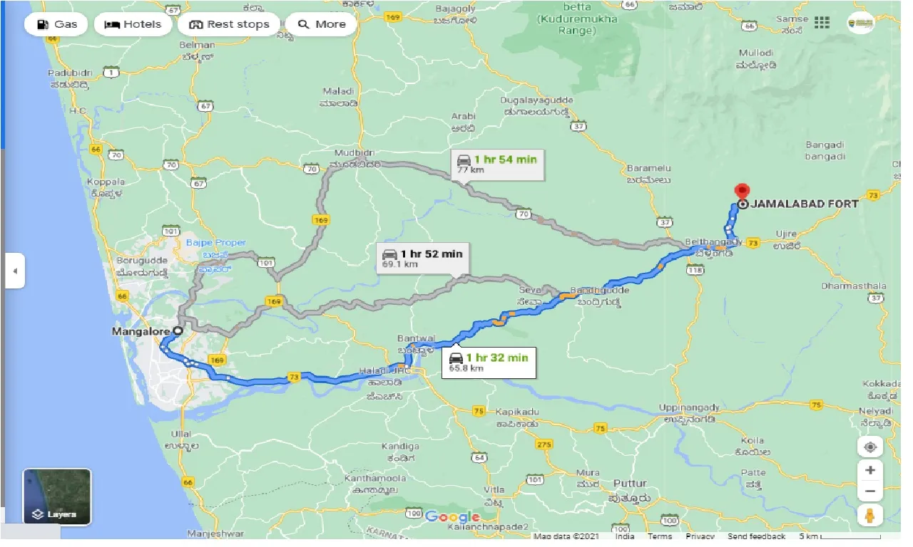 mangalore-to-jamalabad-fort-round-trip