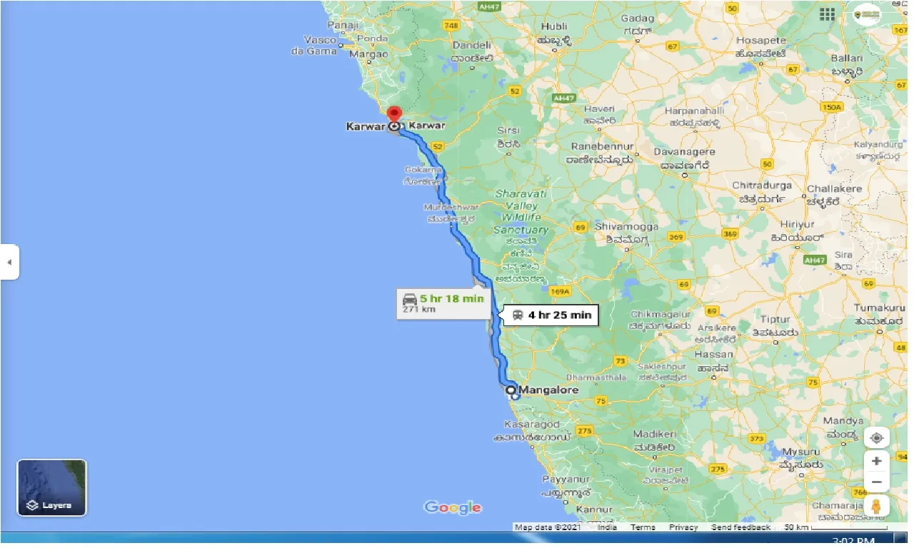 mangalore-to-karwar-round-trip
