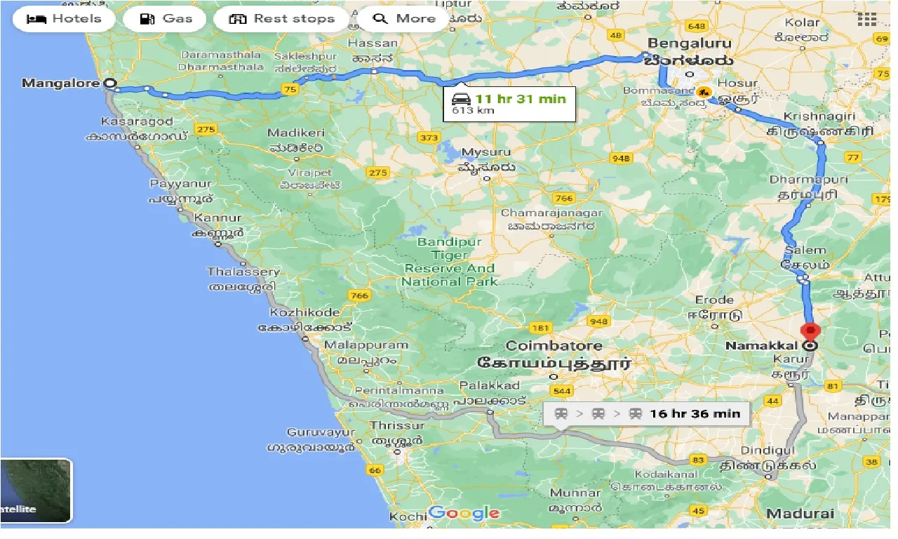 mangalore-to-namakkal-taxi