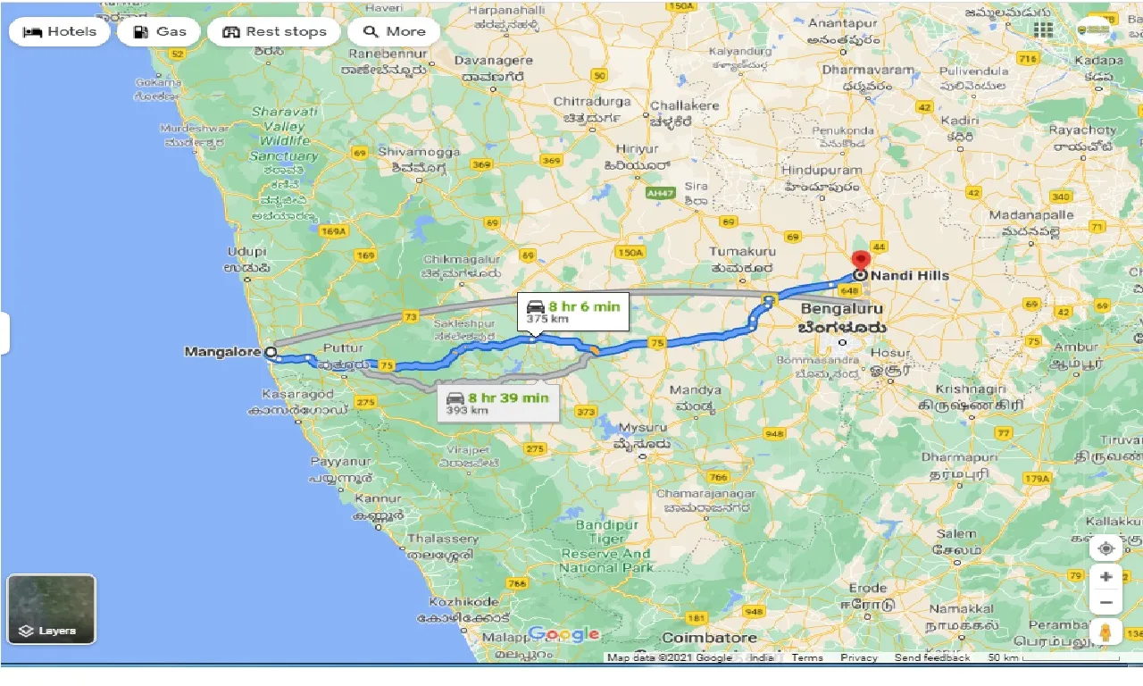 mangalore-to-nandi-hills-round-trip