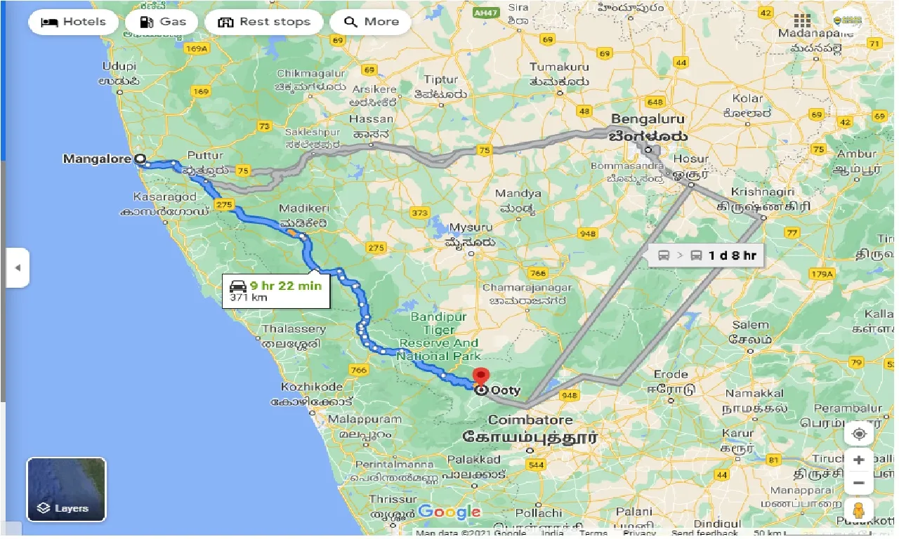 mangalore-to-ooty-round-trip