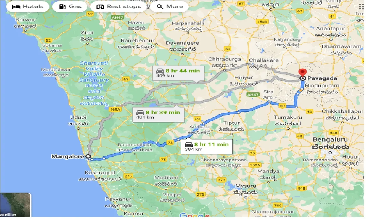 mangalore-to-pavagada-one-way