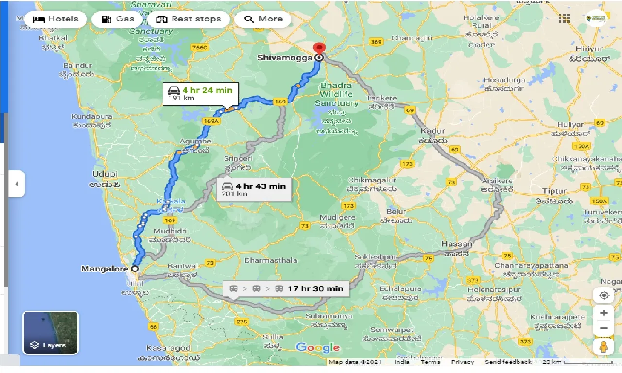 mangalore-to-shimoga-round-trip