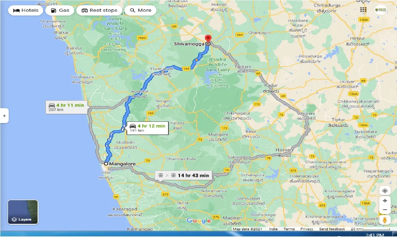 mangalore-to-shivamogga-round-trip