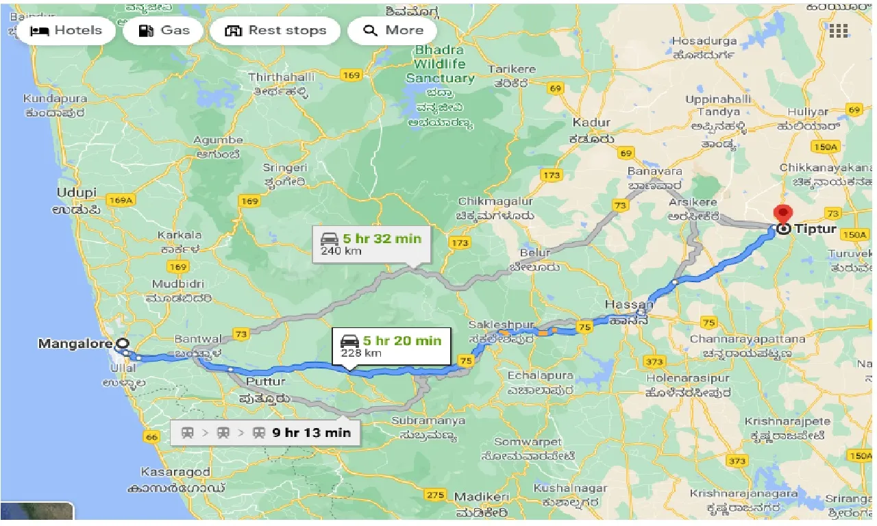 mangalore-to-tiptur-one-way