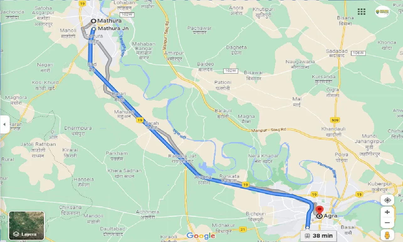mathura-to-agra-round-trip