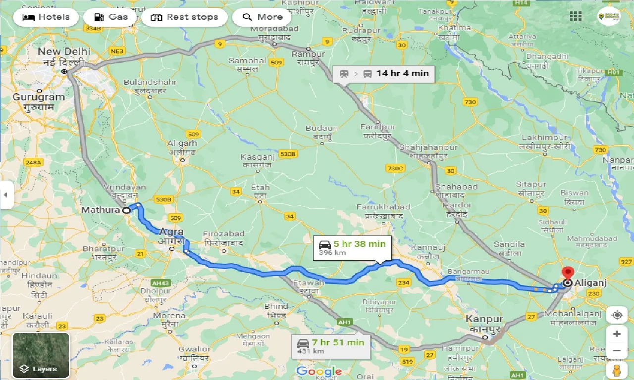mathura-to-aliganj-taxi