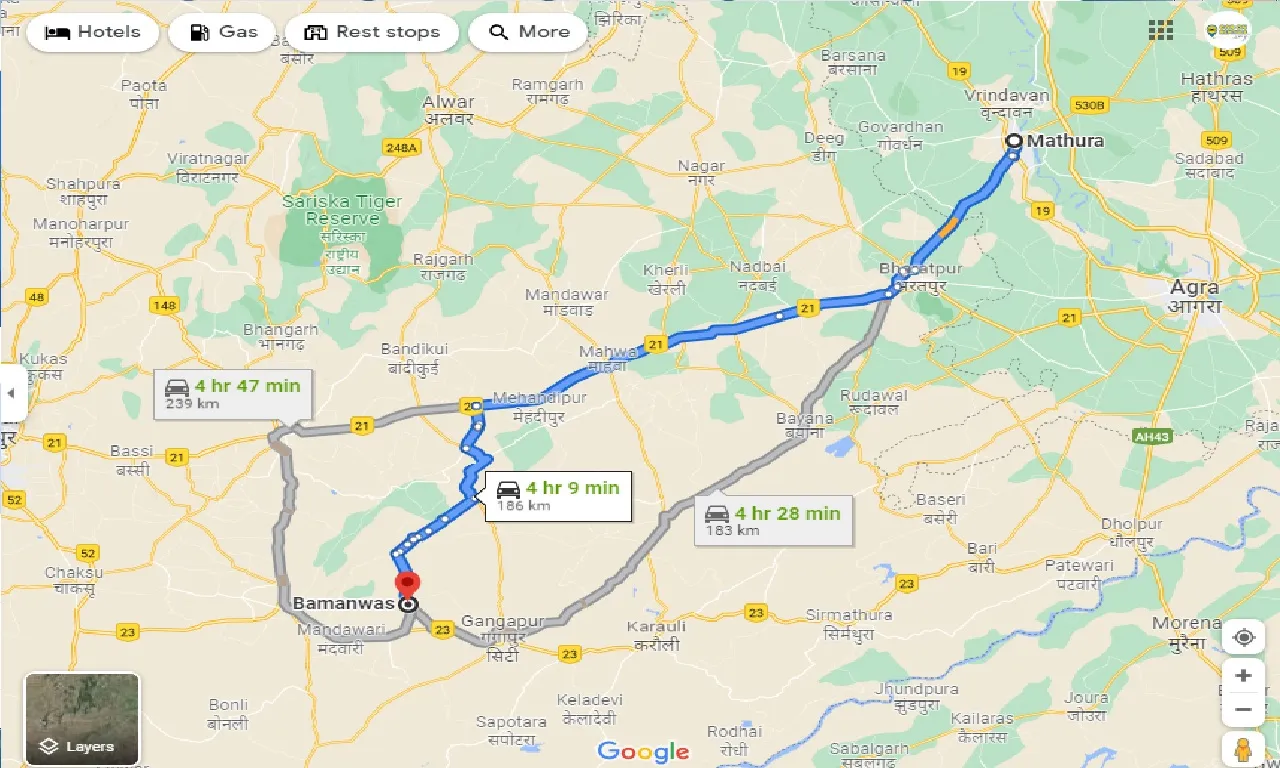mathura-to-bamanwas-taxi