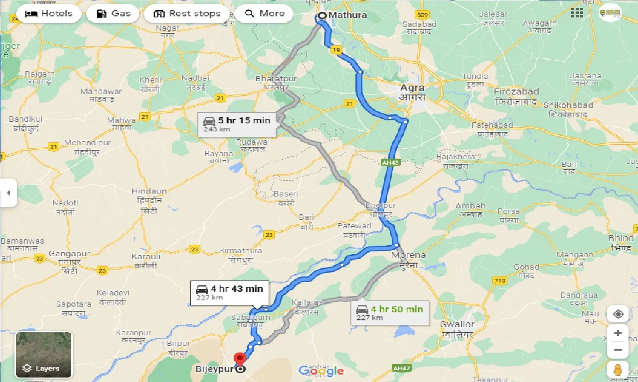 mathura-to-bijaipur-one-way
