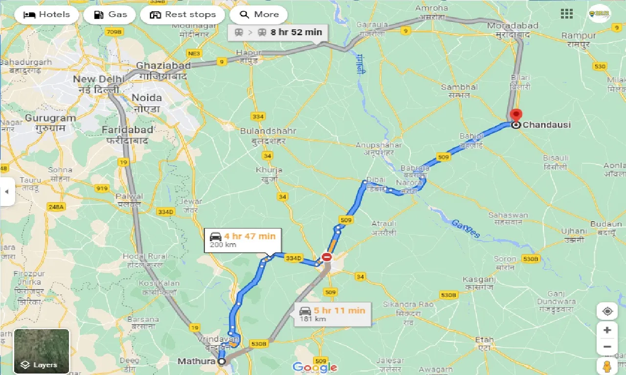 mathura-to-chandausi-one-way