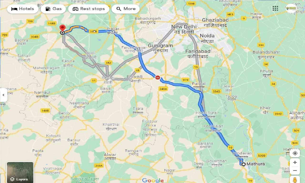 mathura-to-charkhi-dadri-taxi
