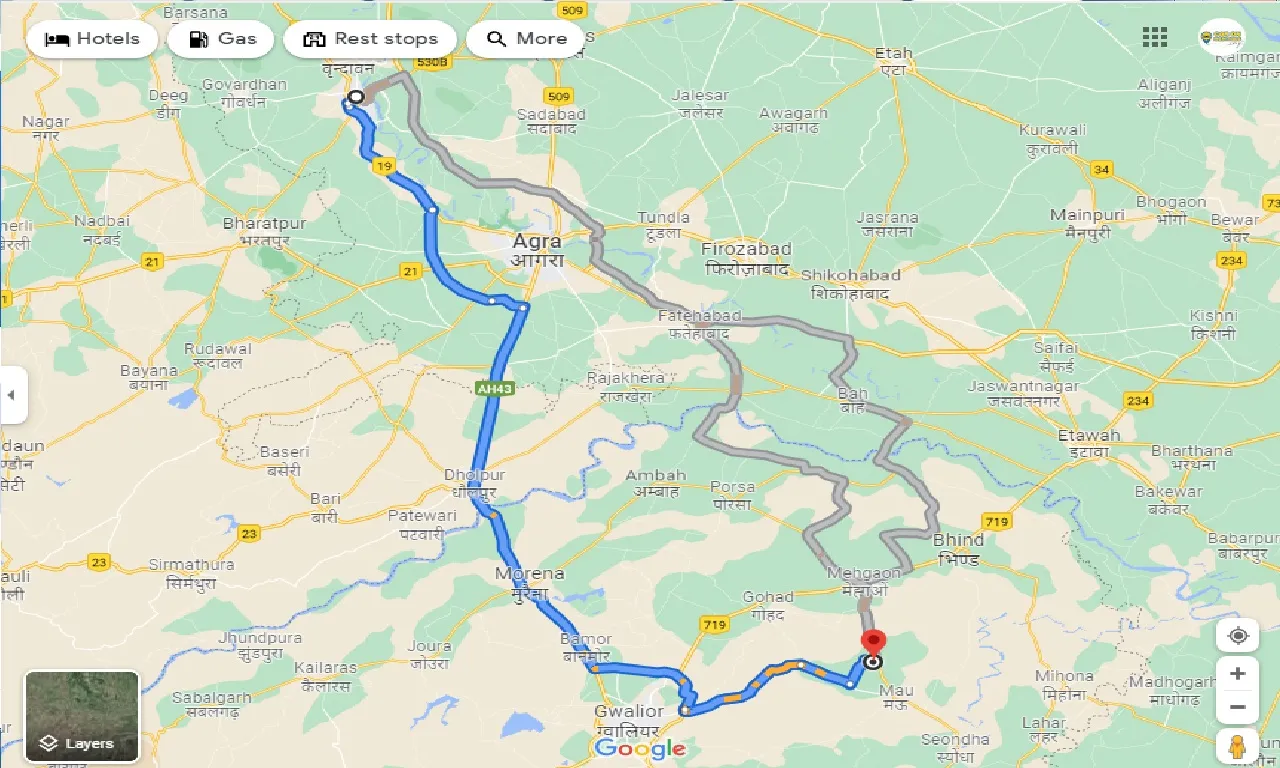 mathura-to-dandraua-taxi