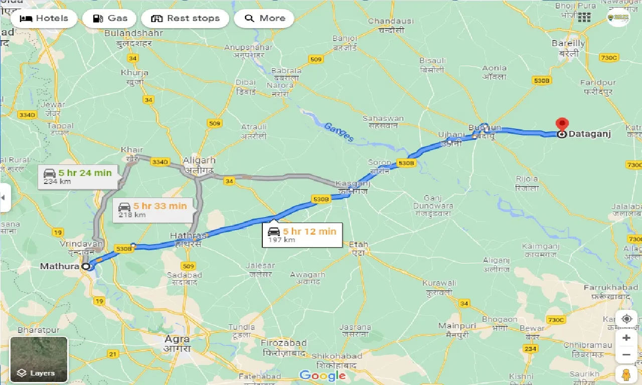 mathura-to-dataganj-one-way