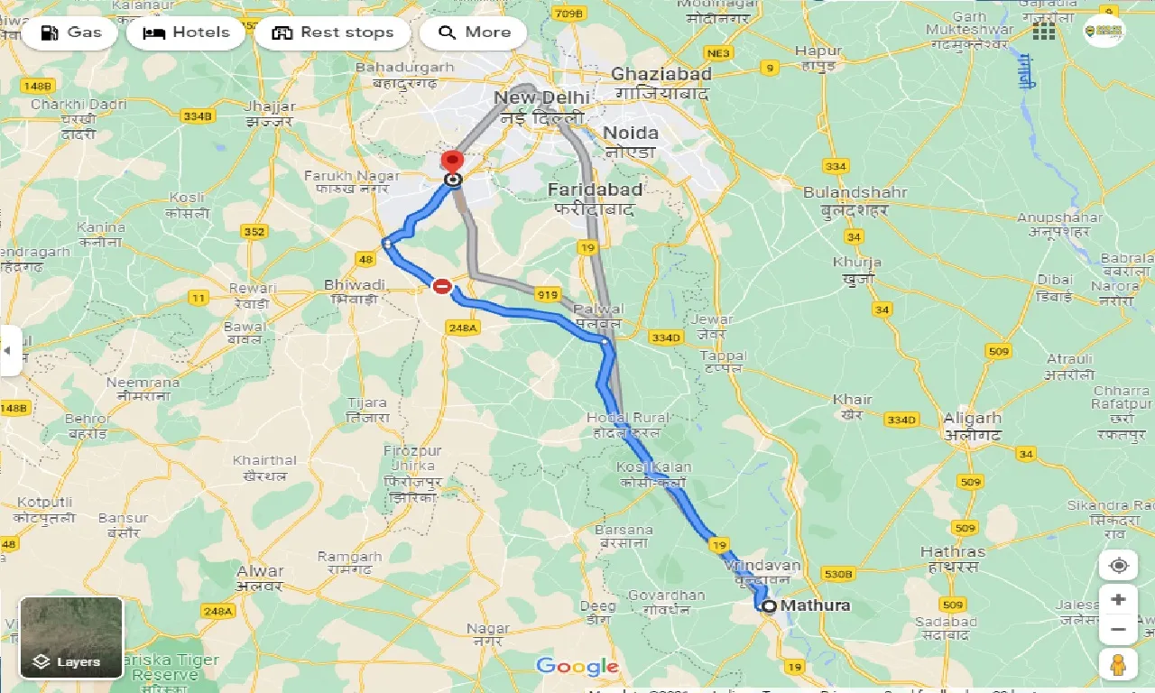 mathura-to-gurugram-taxi